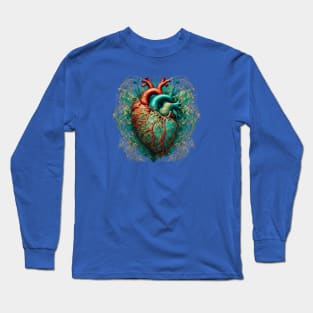 Nature Swirl Heart Long Sleeve T-Shirt